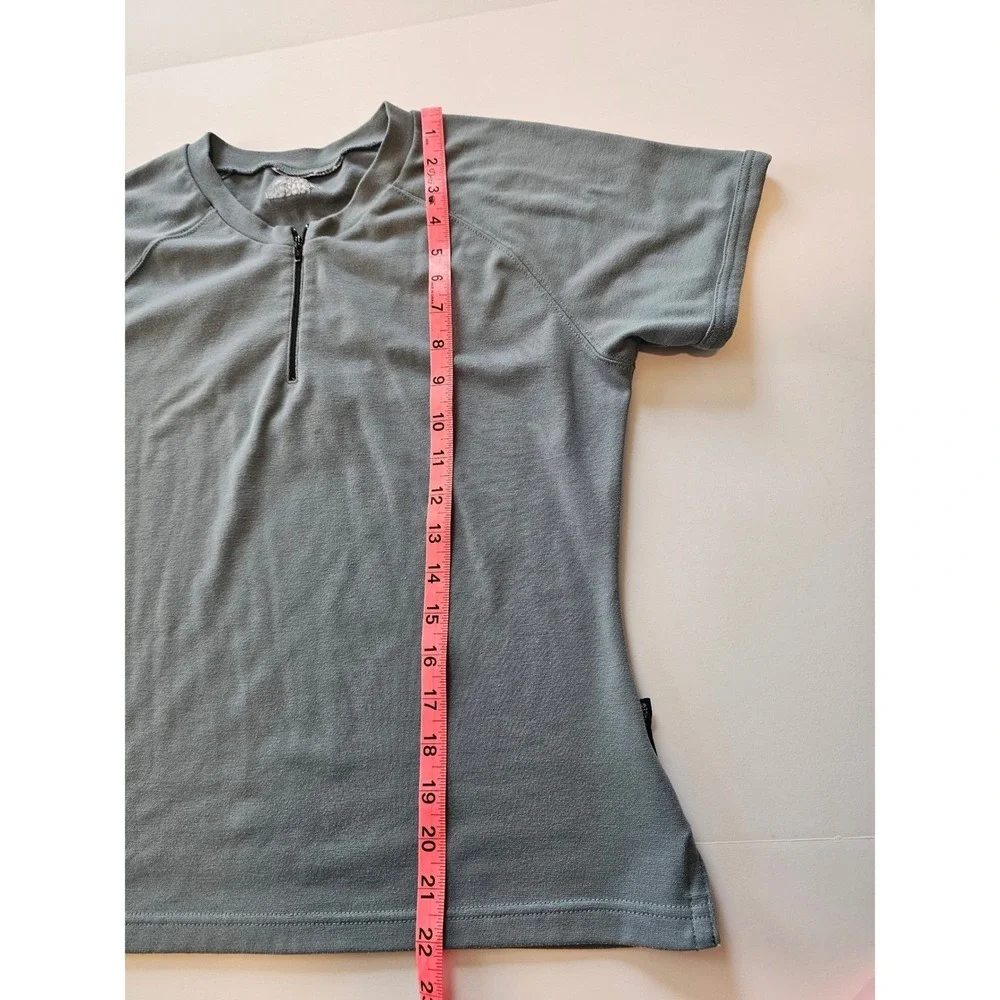 The‎ North Face Quarter Zip Shirt Womens M Blue Gray Hiking Trail Activewear - Picture 7 of 7